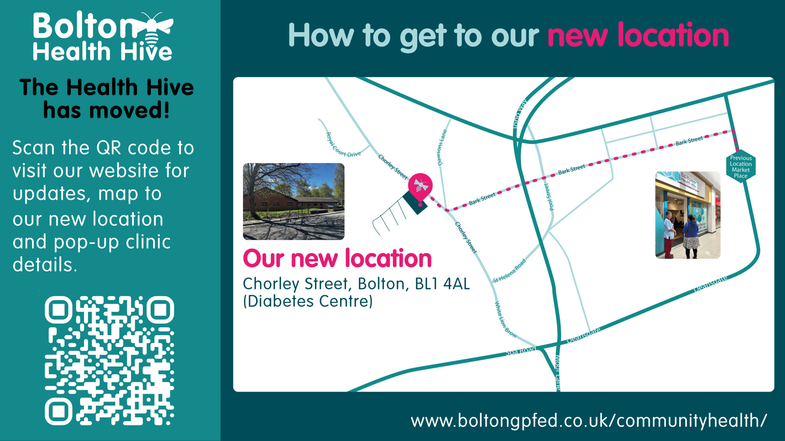 Bolton Health Hive Has Moved